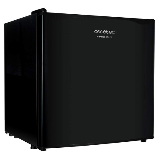 Cecotec GrandCooler 20000 SilentCompress – Mini Nevera 46 L con Compresor, Congelador, Puerta Reversible, 5 Niveles de Temperatura, 42 dB, Clase E – Negro