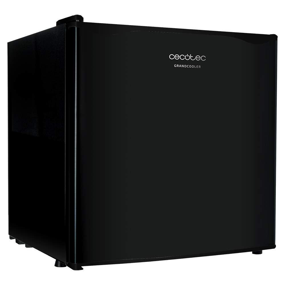 Cecotec GrandCooler 20000 SilentCompress – Mini Nevera 46 L con Compresor, Congelador, Puerta Reversible, 5 Niveles de Temperatura, 42 dB, Clase E – Negro