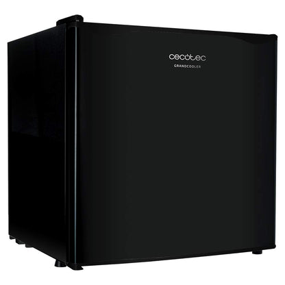 Cecotec GrandCooler 20000 SilentCompress – Mini Nevera 46 L con Compresor, Congelador, Puerta Reversible, 5 Niveles de Temperatura, 42 dB, Clase E – Negro
