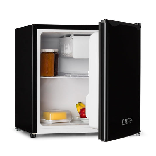 Klarstein Mini Nevera Portátil 46L – Silenciosa, 0-10°C, con Bandeja para Hielos, Ideal para Habitación, Oficina, Caravana, Minibar para Bebidas y Cosméticos