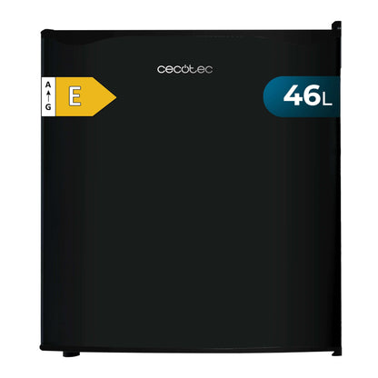 Cecotec GrandCooler 20000 SilentCompress - Minibar 46L, Nevera Pequeña Bajo Consumo, Altura 48,7 cm, Puerta Reversible, Funcionamiento Cíclico, Frigorífico Mini Silencioso, Negro