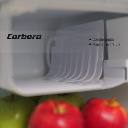Corberó CFMMB44BL - Mini Bar 43L, Estático, Termostato 1-10 °C, Puerta Reversible, Bajo Consumo, Silencioso 41 dB, Clase E, Negro
