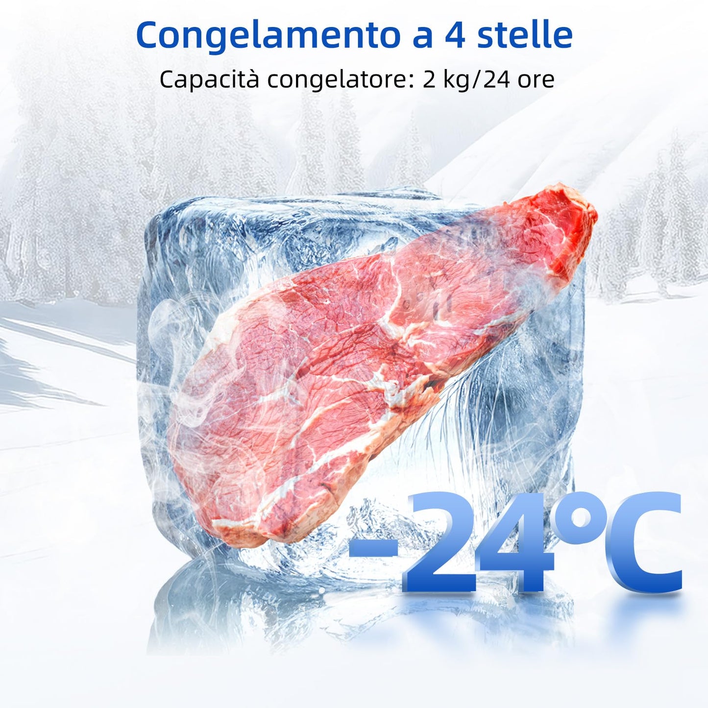 CHiQ Frigorífico Bajo Encimera 86L (65L Frigorífico + 21L Congelador), Termostato Ajustable, Bajo Consumo, Funcionamiento Silencioso, Ideal para Cocina o Dormitorio, Color Negro, Modelo 2024