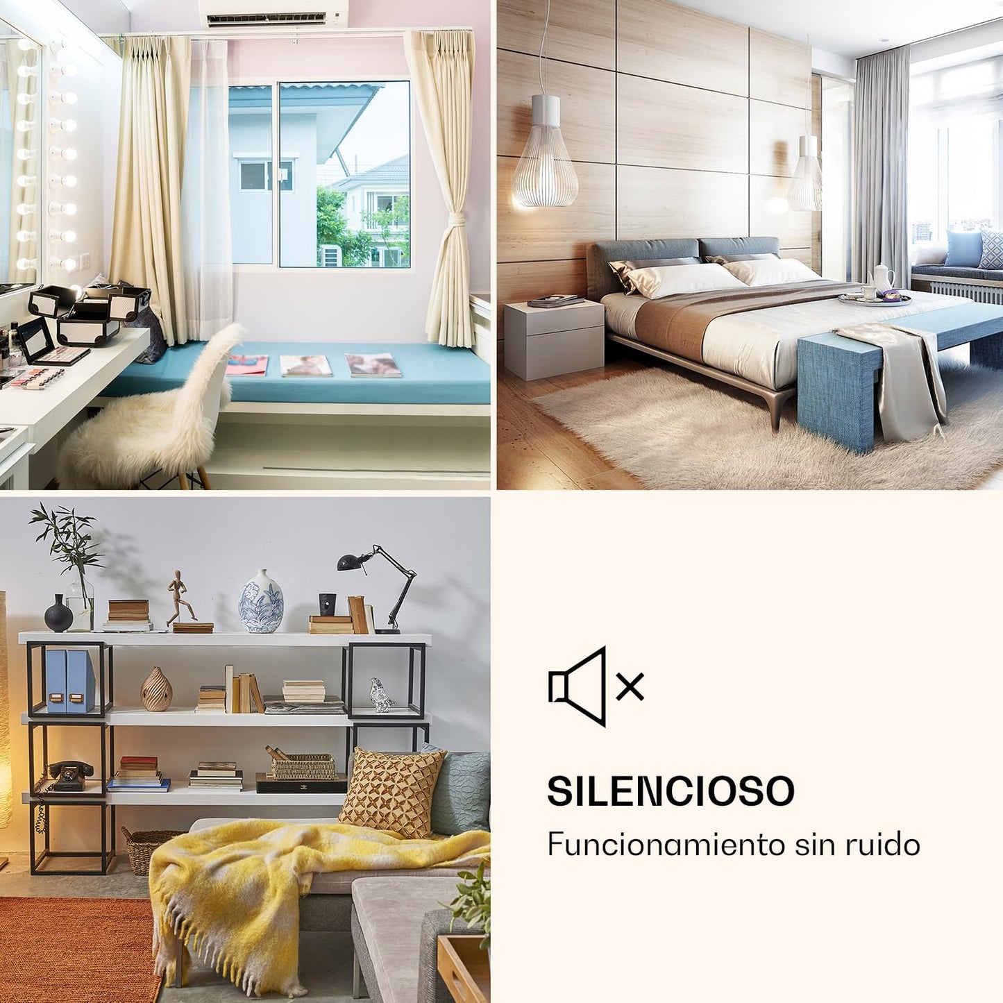 Klarstein Mini Nevera Portátil 46L – Silenciosa, 0-10°C, con Bandeja para Hielos, Ideal para Habitación, Oficina, Caravana, Minibar para Bebidas y Cosméticos